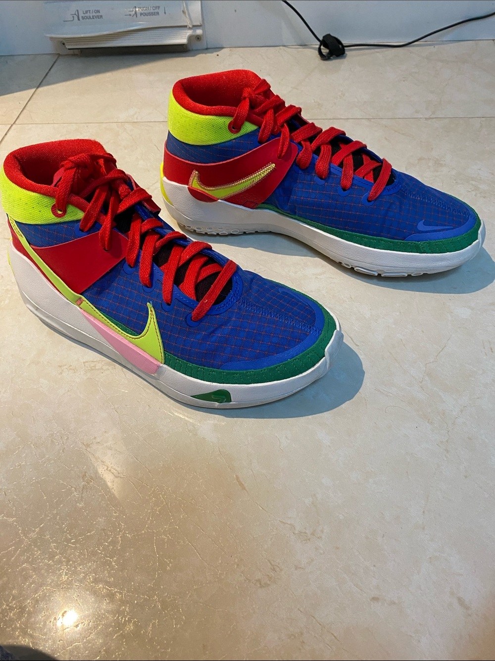 Nike KD 13 NY Vs NY Kevin Durant Basketball Shoes Sneakers DA4318-100 Size 7.5